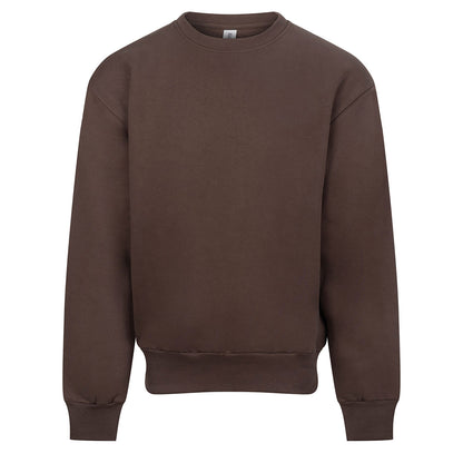 Espresso - Front - Awdis Mens Vision Heavyweight Sweatshirt