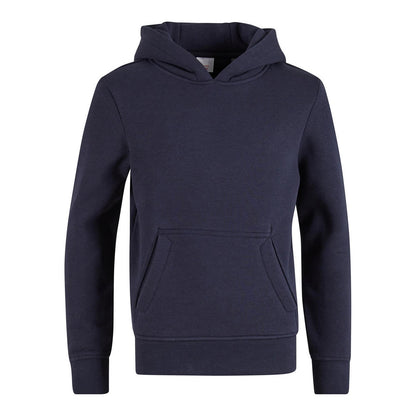 Navy - Front - New Morning Studios Childrens-Kids Basic Hoodie
