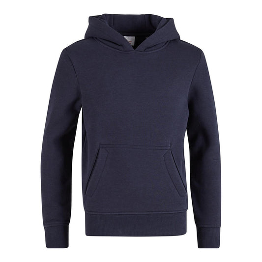 Navy - Front - New Morning Studios Childrens-Kids Basic Hoodie