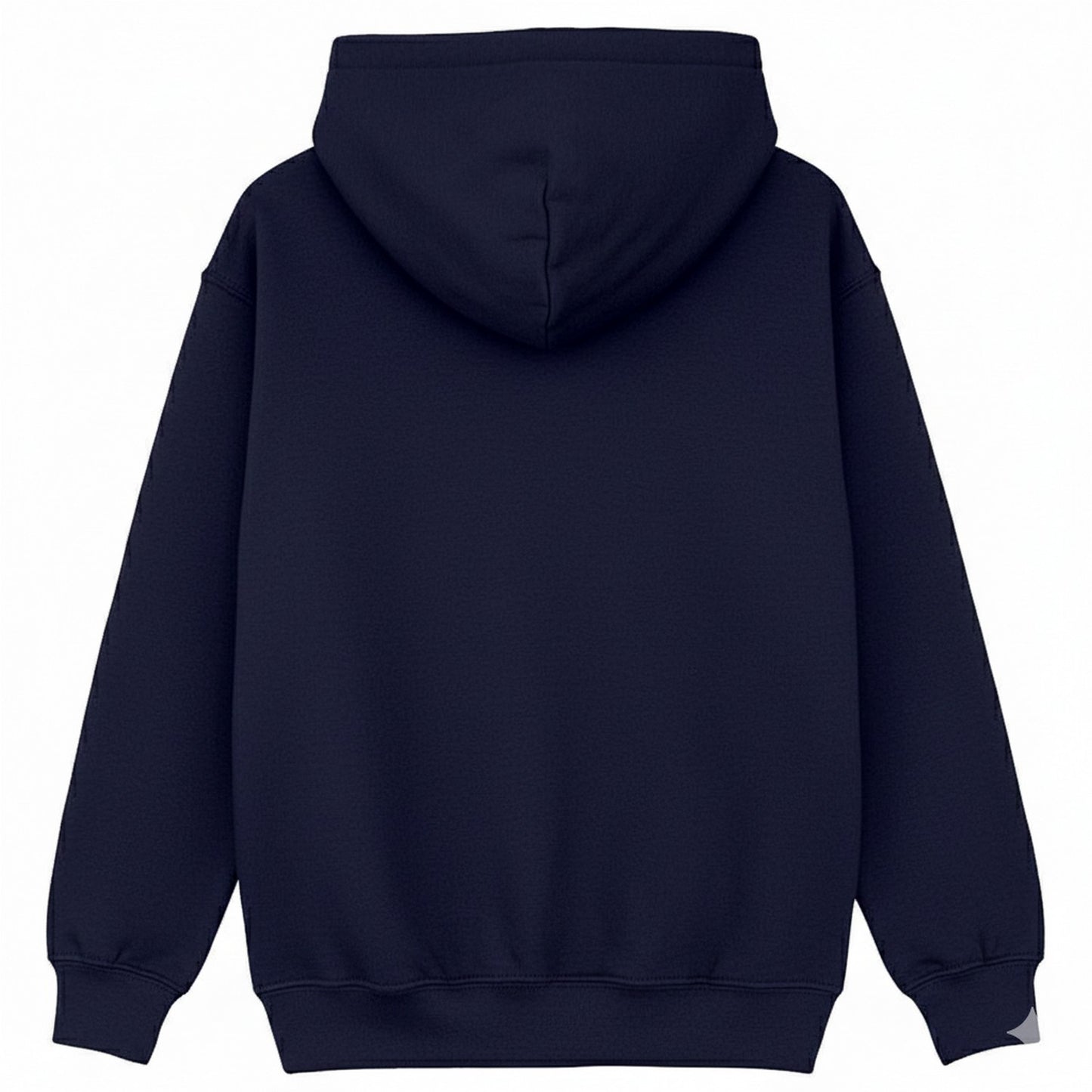 Navy - Back - New Morning Studios Childrens-Kids Basic Hoodie