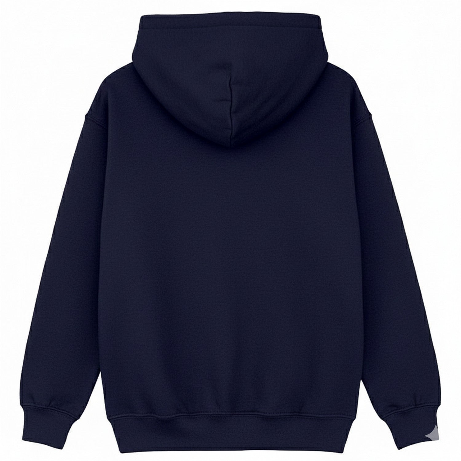 Navy - Back - New Morning Studios Childrens-Kids Basic Hoodie