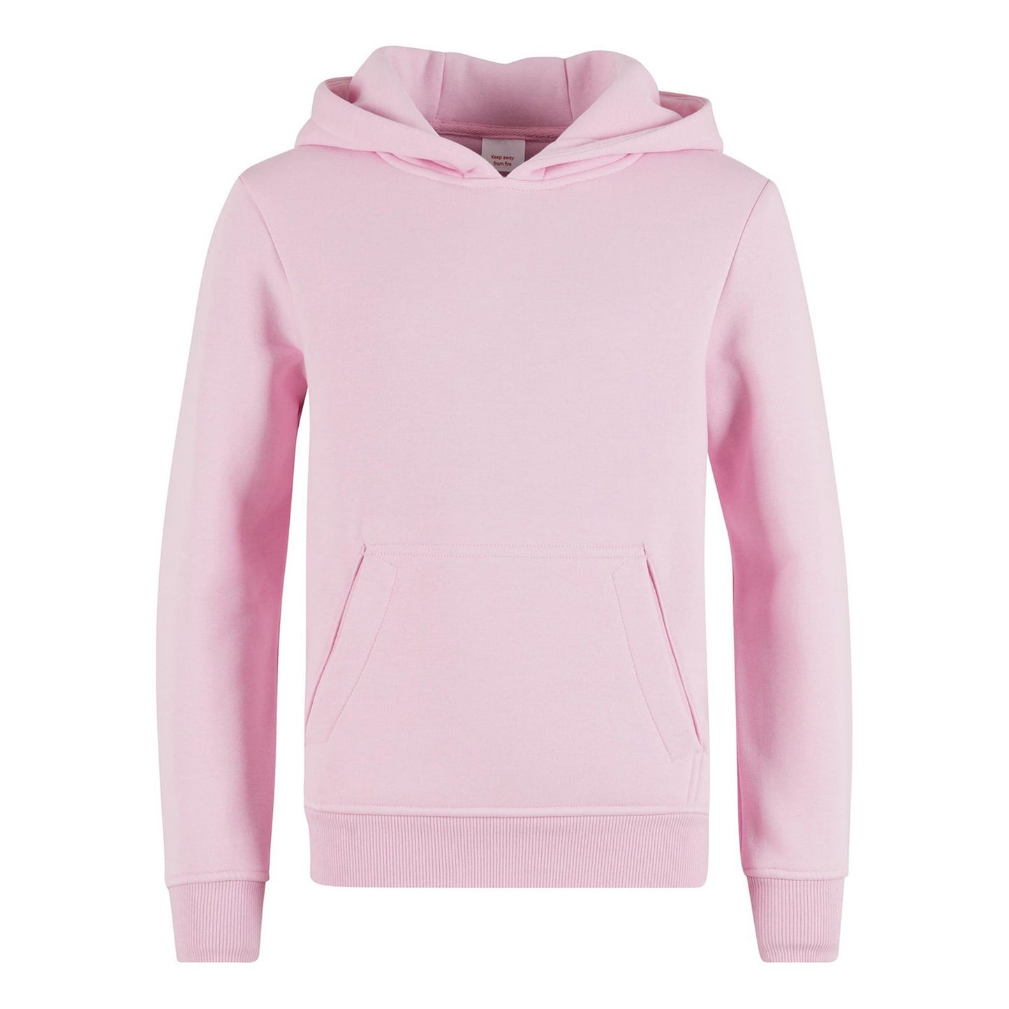 Soft Pink - Front - New Morning Studios Childrens-Kids Basic Hoodie
