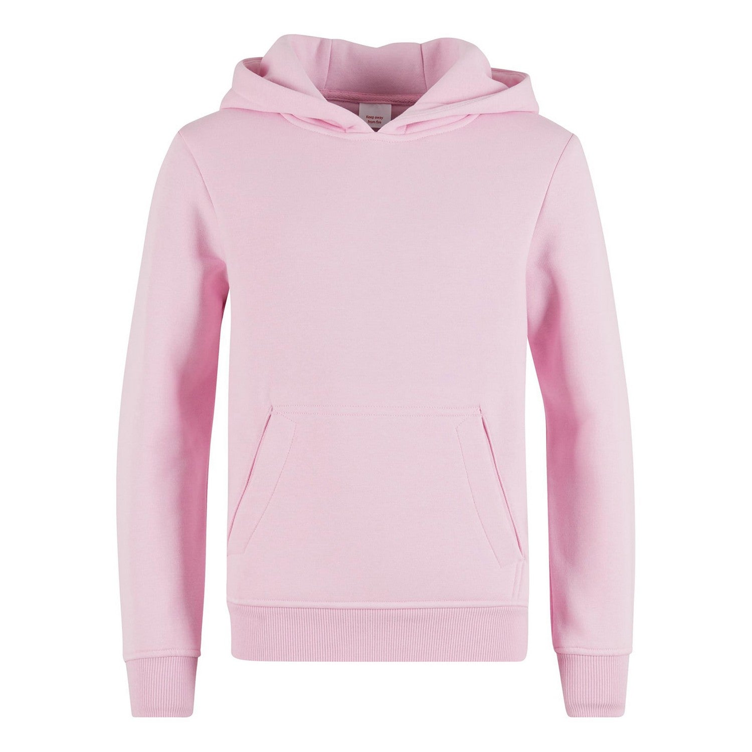 Soft Pink - Front - New Morning Studios Childrens-Kids Basic Hoodie