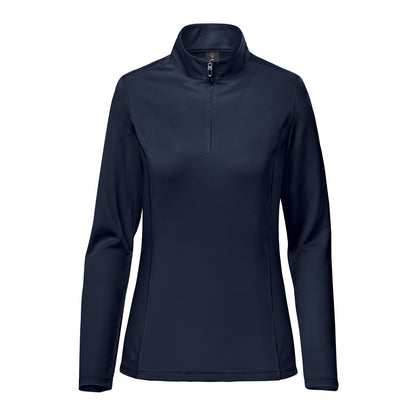 Navy - Front - Stormtech Womens-Ladies Monterey Quarter Zip Sweatshirt