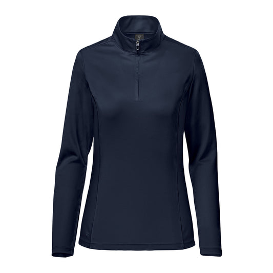 Navy - Front - Stormtech Womens-Ladies Monterey Quarter Zip Sweatshirt
