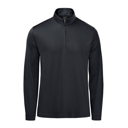 Black - Front - Stormtech Mens Monterey Quarter Zip Sweatshirt
