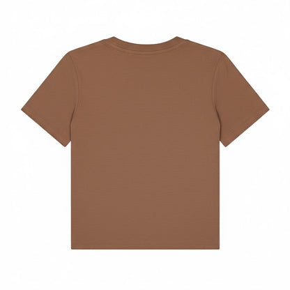 Vintage Brown - Back - Bella + Canvas Womens-Ladies Heavy Boxy T-Shirt