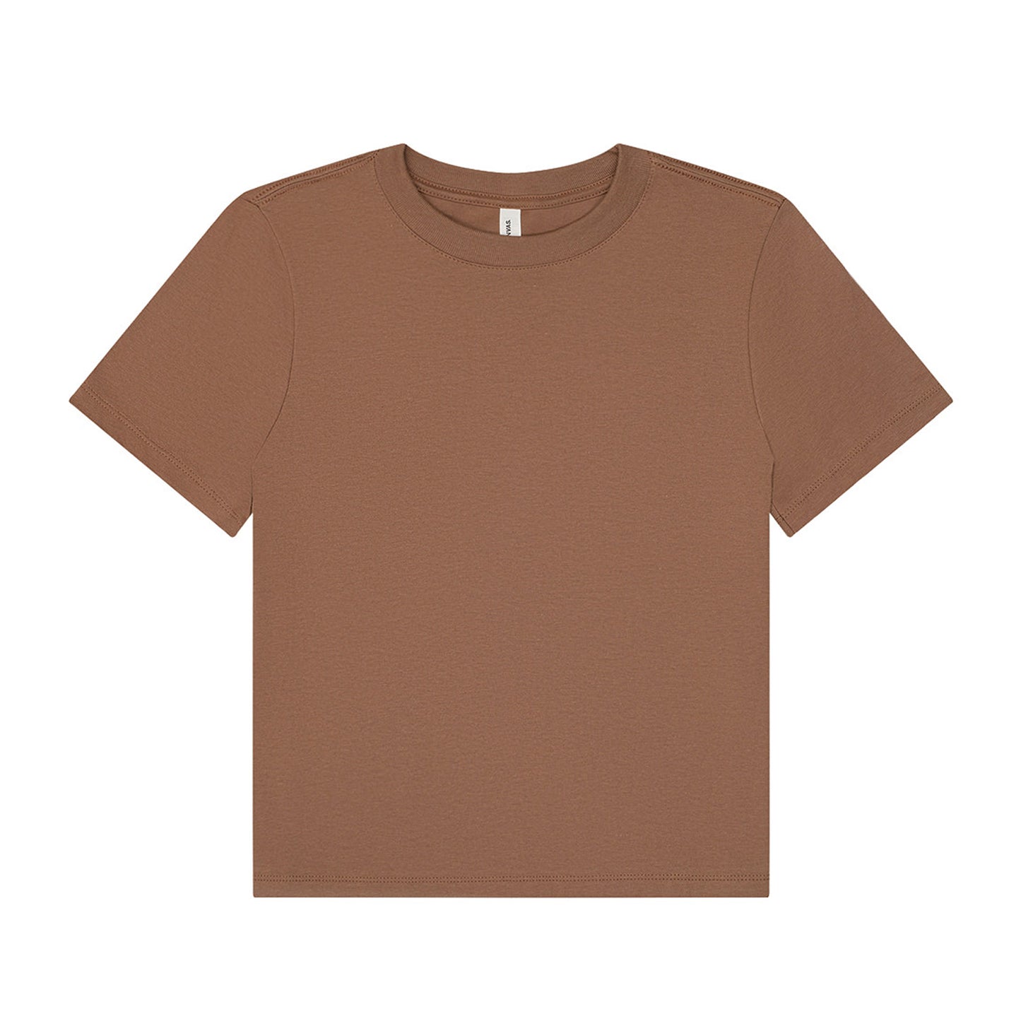 Vintage Brown - Front - Bella + Canvas Womens-Ladies Heavy Boxy T-Shirt