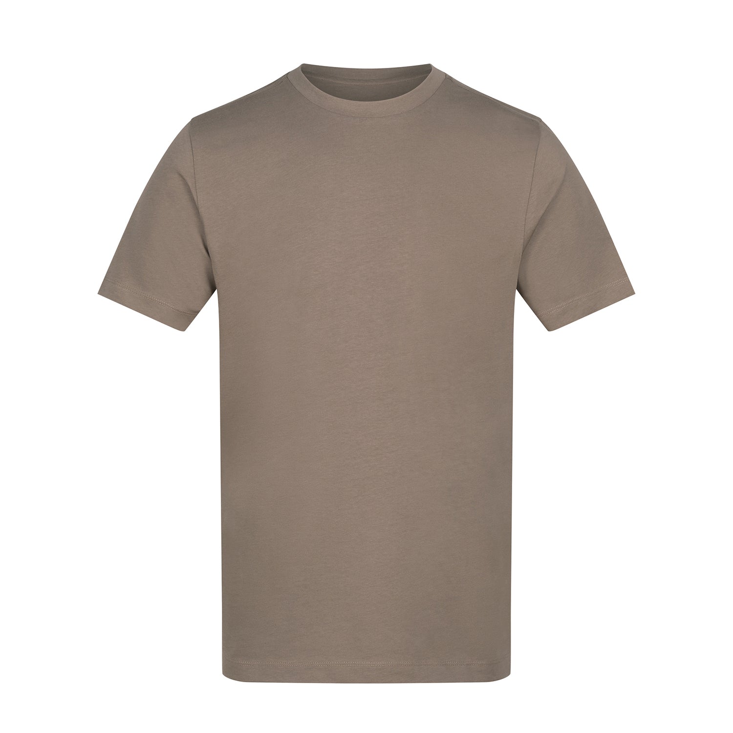 Mocha Brown - Front - Awdis Mens 180 Plain Relaxed Fit T-Shirt