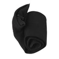 Black - Back - Premier Tie - Mens Plain Workwear Clip On Tie