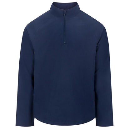 Navy - Front - Tombo Mens Technical Quarter Zip Track Top