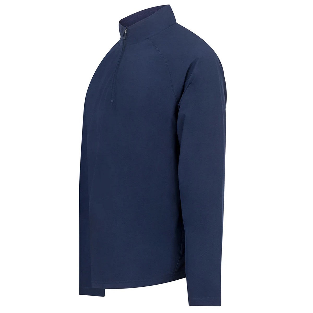Navy - Side - Tombo Mens Technical Quarter Zip Track Top