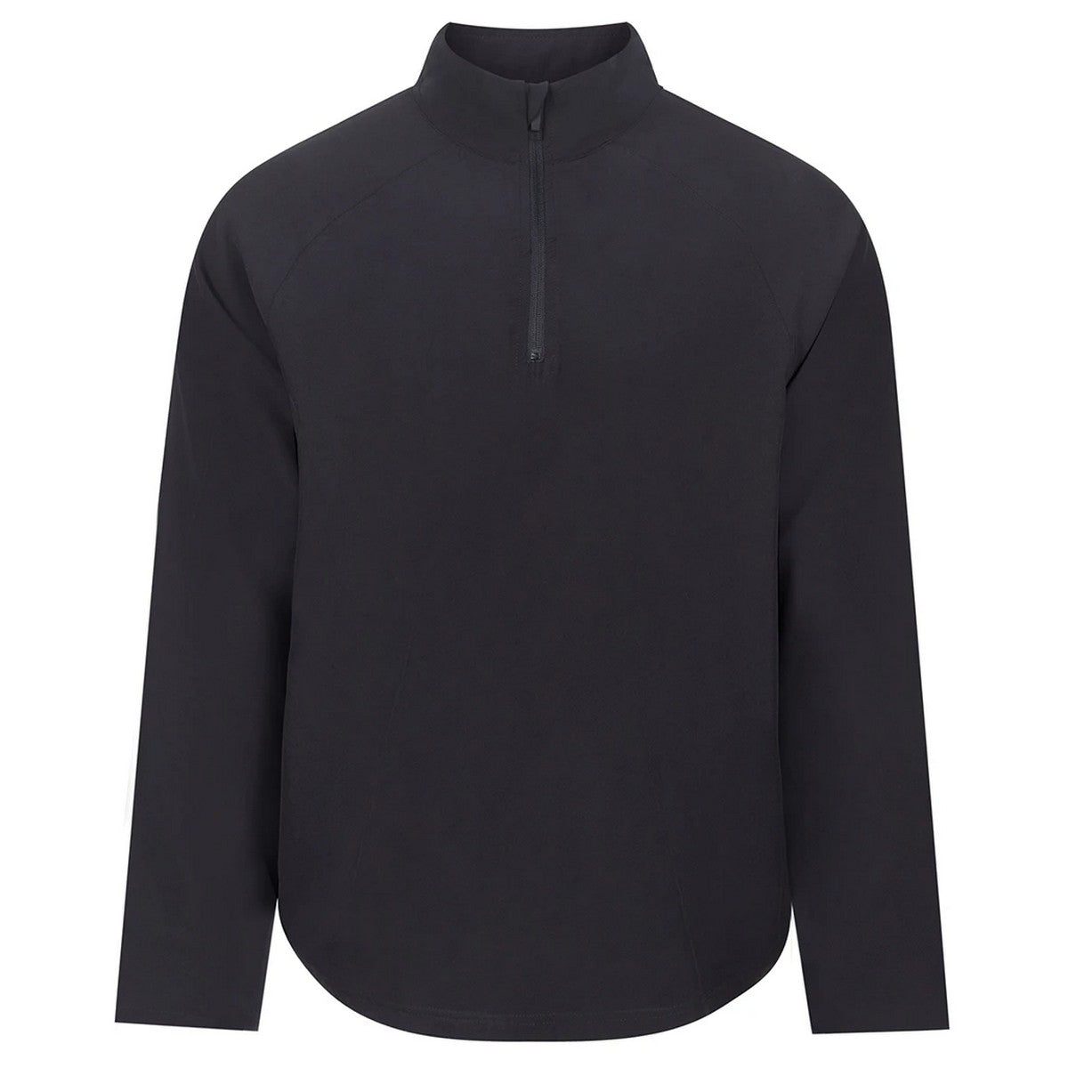 Black - Front - Tombo Mens Technical Quarter Zip Track Top