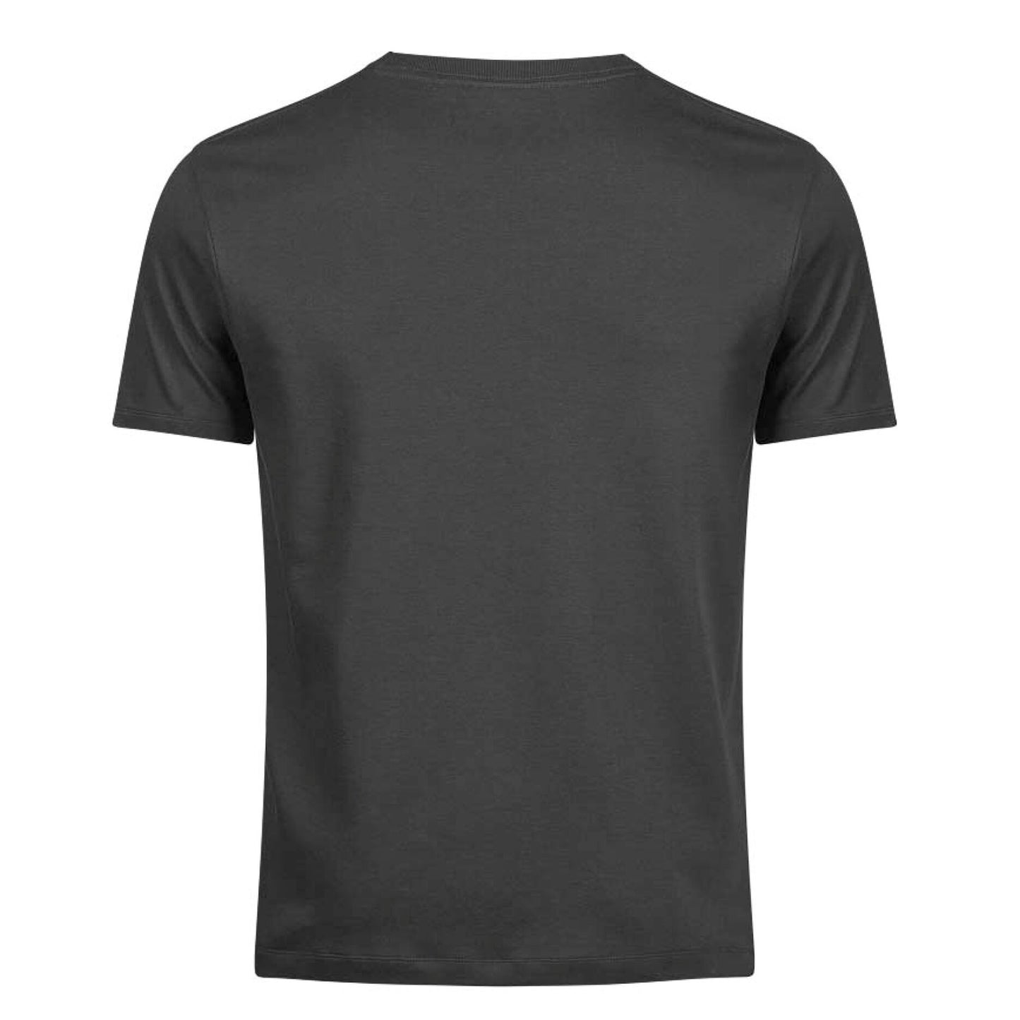 Black - Back - Tee Jays Mens Plain Pima Cotton T-Shirt