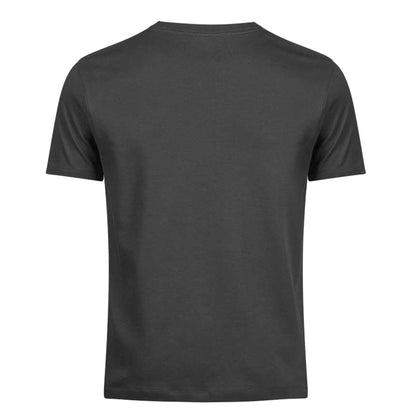 Black - Back - Tee Jays Mens Plain Pima Cotton T-Shirt