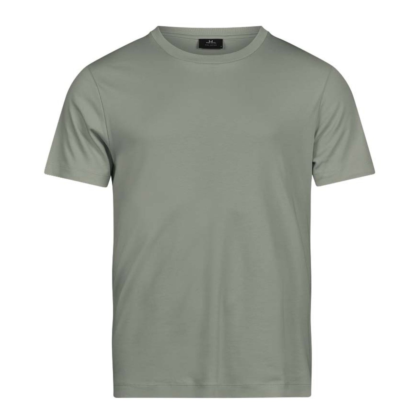 Sage - Front - Tee Jays Mens Plain Pima Cotton T-Shirt