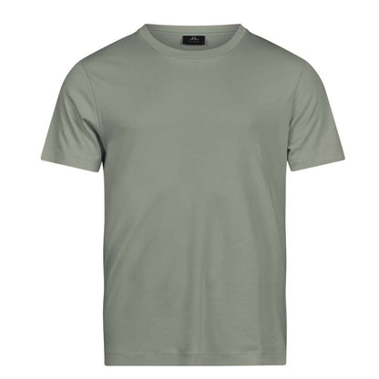 Sage - Front - Tee Jays Mens Plain Pima Cotton T-Shirt