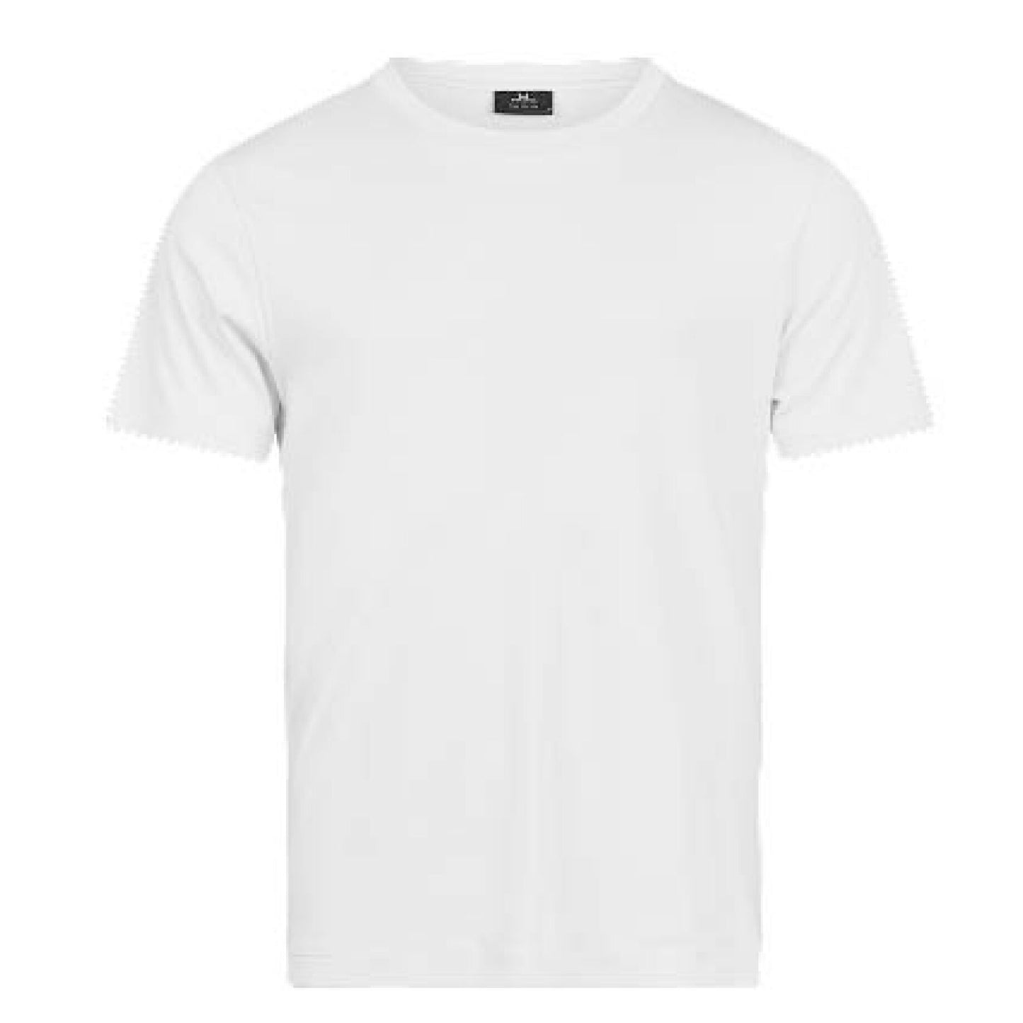 White - Front - Tee Jays Mens Plain Pima Cotton T-Shirt