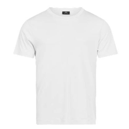 White - Front - Tee Jays Mens Plain Pima Cotton T-Shirt