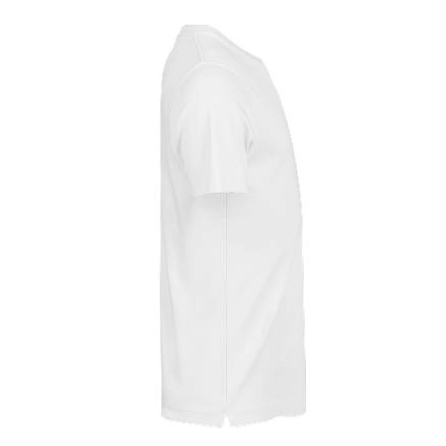 White - Side - Tee Jays Mens Plain Pima Cotton T-Shirt
