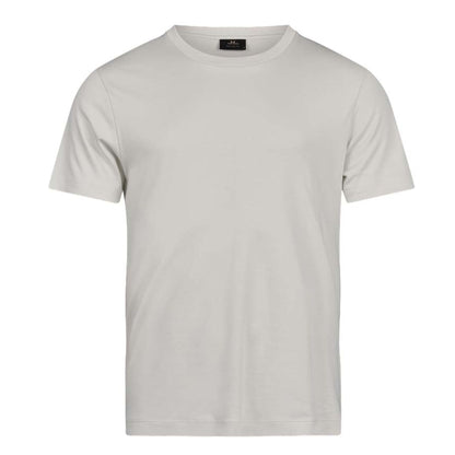 Cement - Front - Tee Jays Mens Plain Pima Cotton T-Shirt