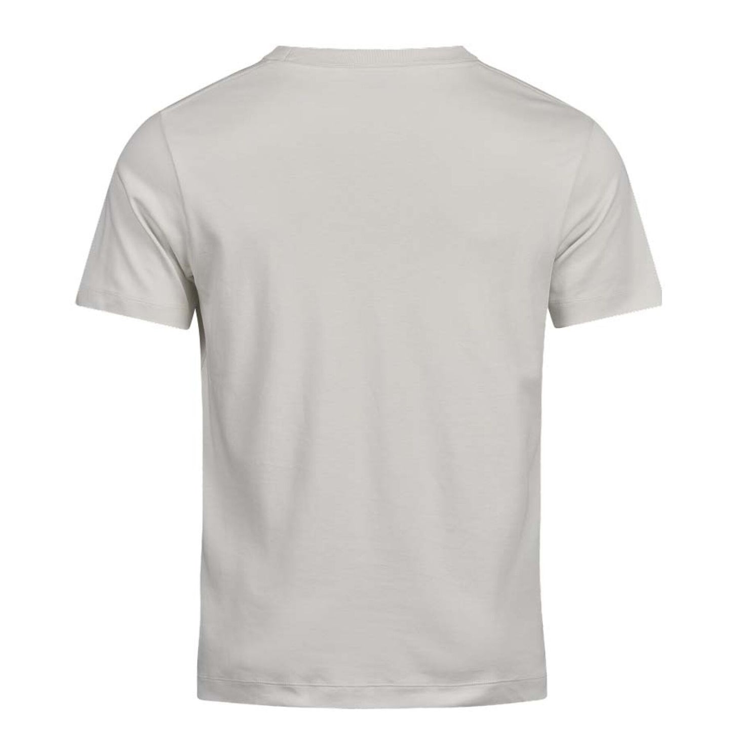 Cement - Back - Tee Jays Mens Plain Pima Cotton T-Shirt