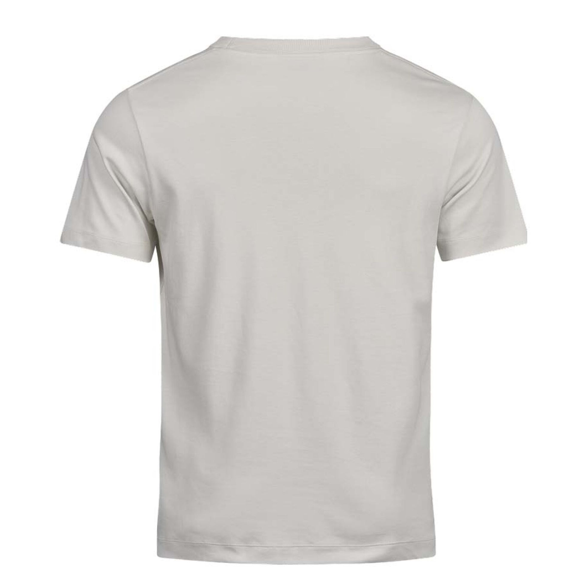 Cement - Back - Tee Jays Mens Plain Pima Cotton T-Shirt