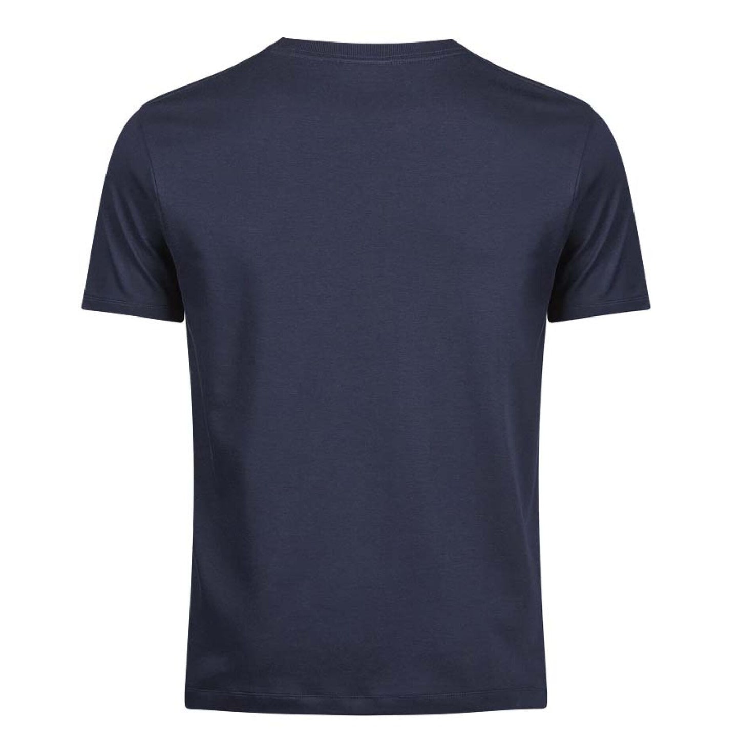 Navy - Back - Tee Jays Mens Plain Pima Cotton T-Shirt