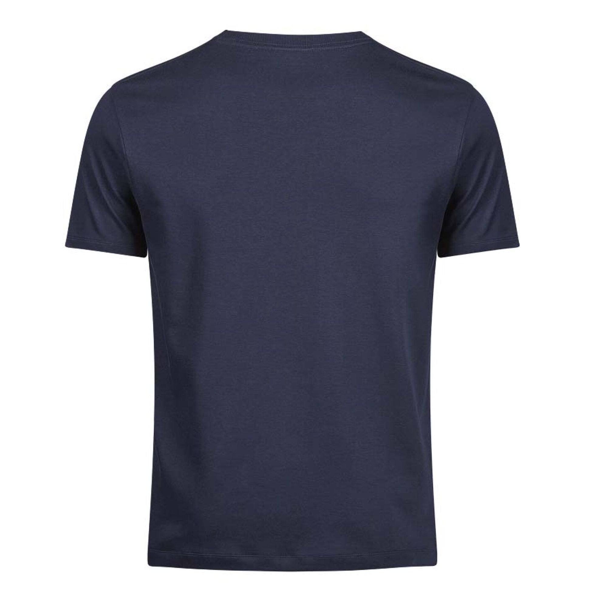 Navy - Back - Tee Jays Mens Plain Pima Cotton T-Shirt