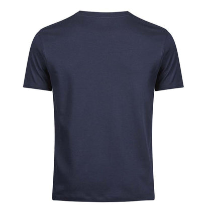 Navy - Back - Tee Jays Mens Plain Pima Cotton T-Shirt