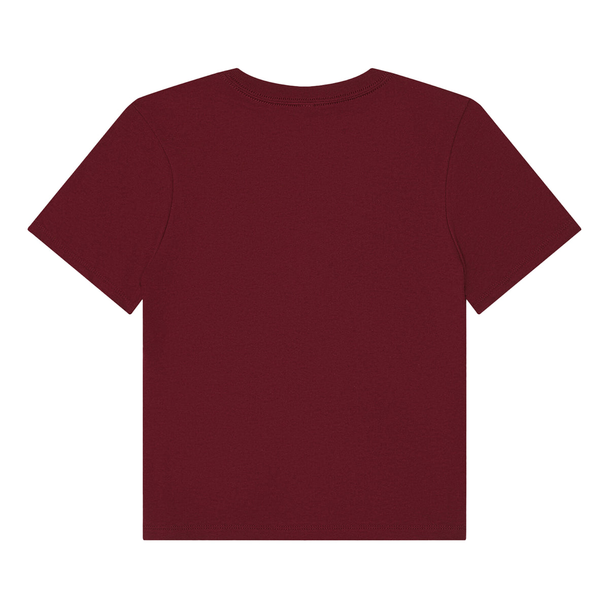 Maroon - Back - Bella + Canvas Womens-Ladies Heavy Boxy T-Shirt