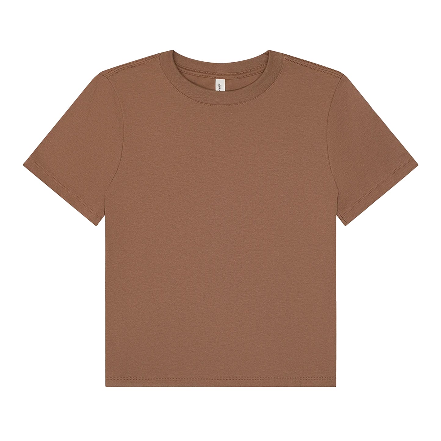 Vintage Brown - Front - Bella + Canvas Womens-Ladies Heavy Boxy T-Shirt