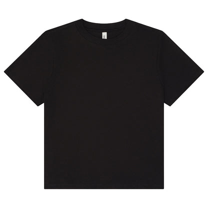 Black - Front - Bella + Canvas Womens-Ladies Heavy Boxy T-Shirt