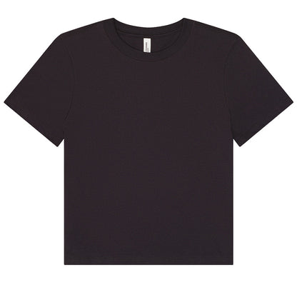 Dark Grey - Front - Bella + Canvas Womens-Ladies Heavy Boxy T-Shirt