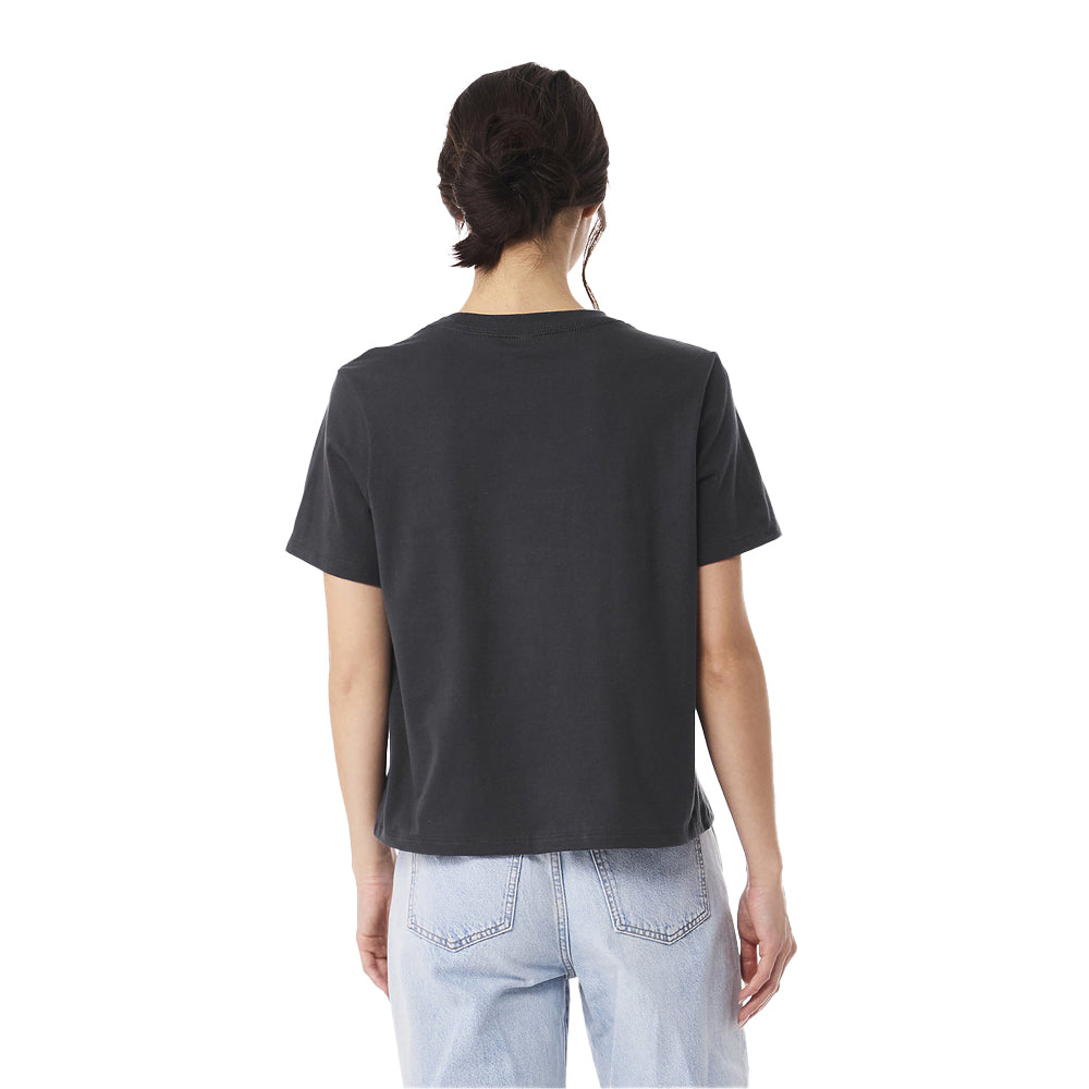 Dark Grey - Back - Bella + Canvas Womens-Ladies Heavy Boxy T-Shirt