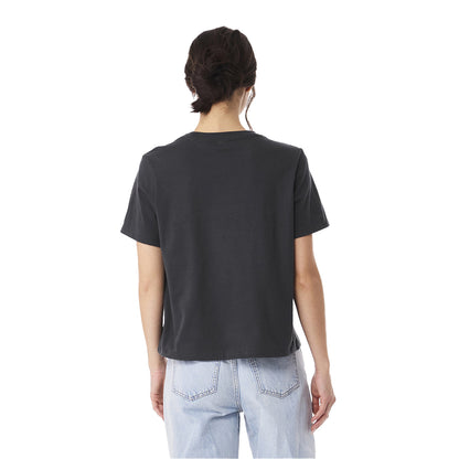 Dark Grey - Back - Bella + Canvas Womens-Ladies Heavy Boxy T-Shirt