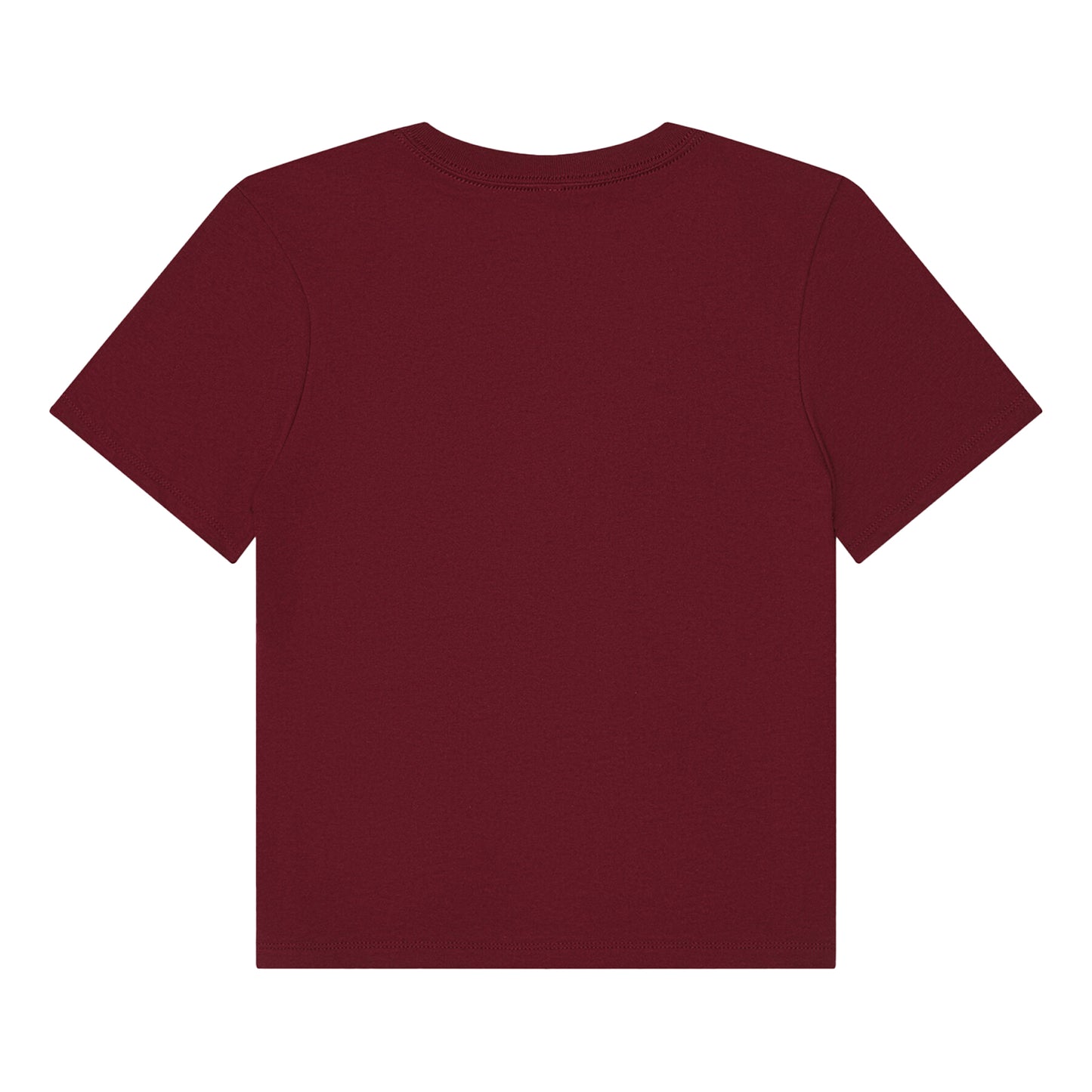 Maroon - Back - Bella + Canvas Womens-Ladies Heavy Boxy T-Shirt