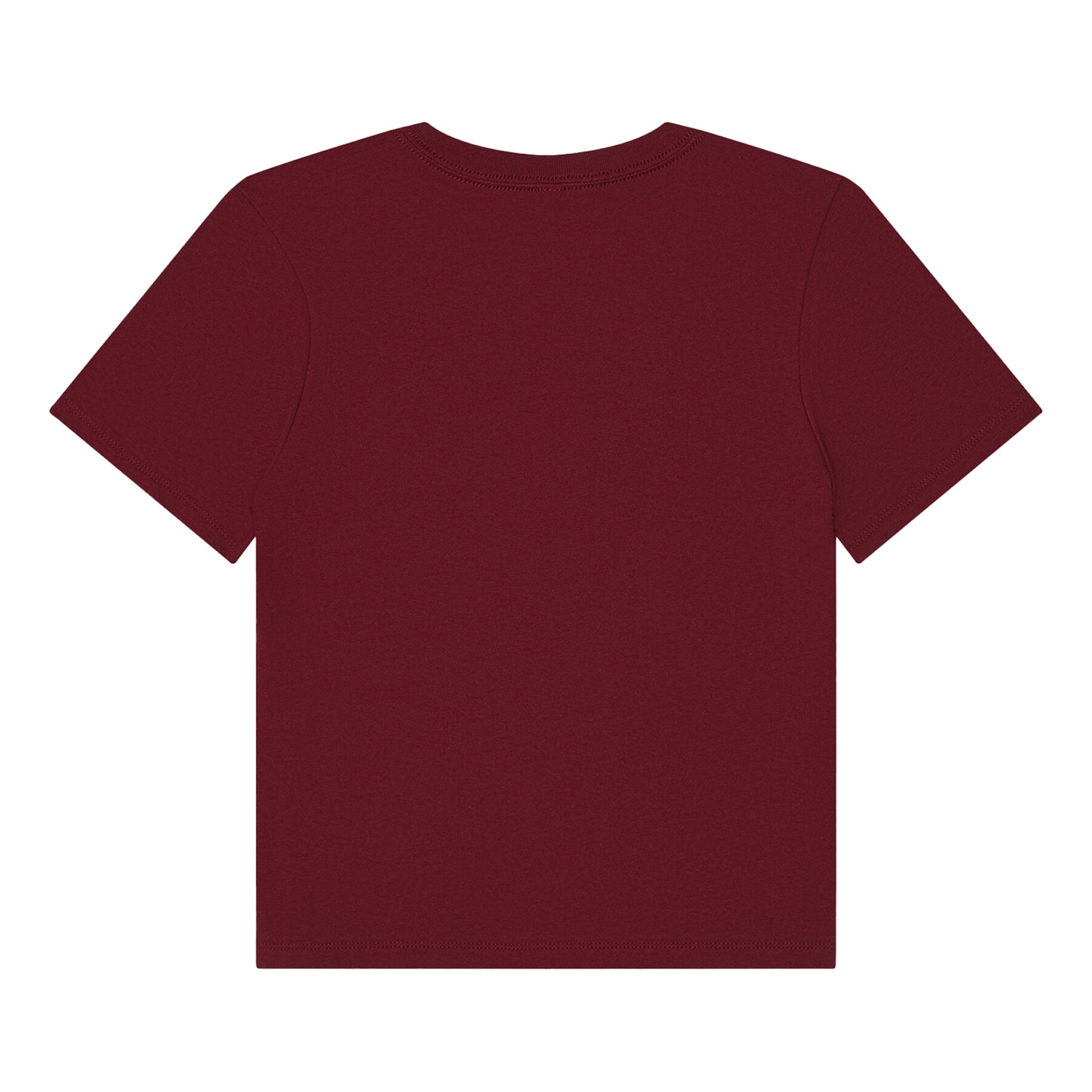 Maroon - Back - Bella + Canvas Womens-Ladies Heavy Boxy T-Shirt