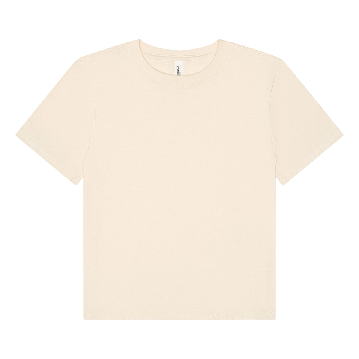 Natural - Front - Bella + Canvas Womens-Ladies Heavy Boxy T-Shirt