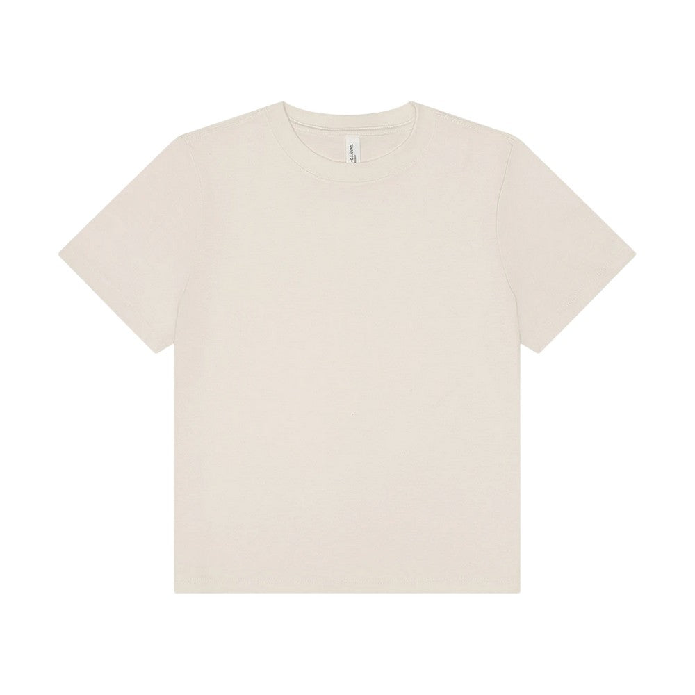 Vintage White - Front - Bella + Canvas Womens-Ladies Heavy Boxy T-Shirt