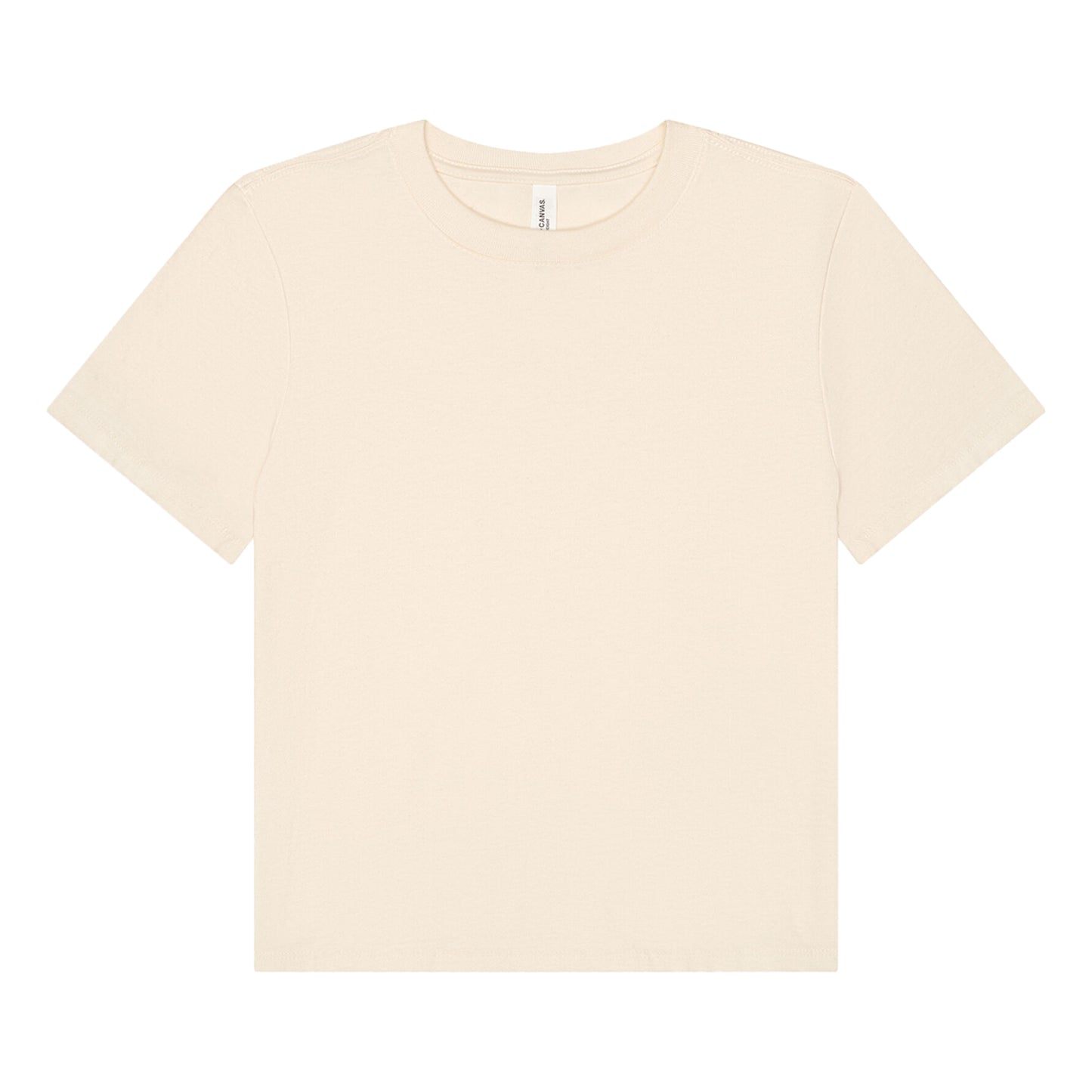 Natural - Front - Bella + Canvas Womens-Ladies Heavy Boxy T-Shirt