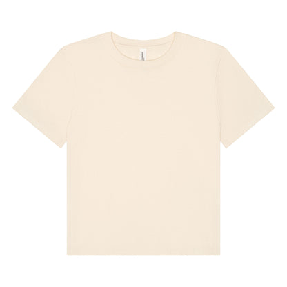 Natural - Front - Bella + Canvas Womens-Ladies Heavy Boxy T-Shirt