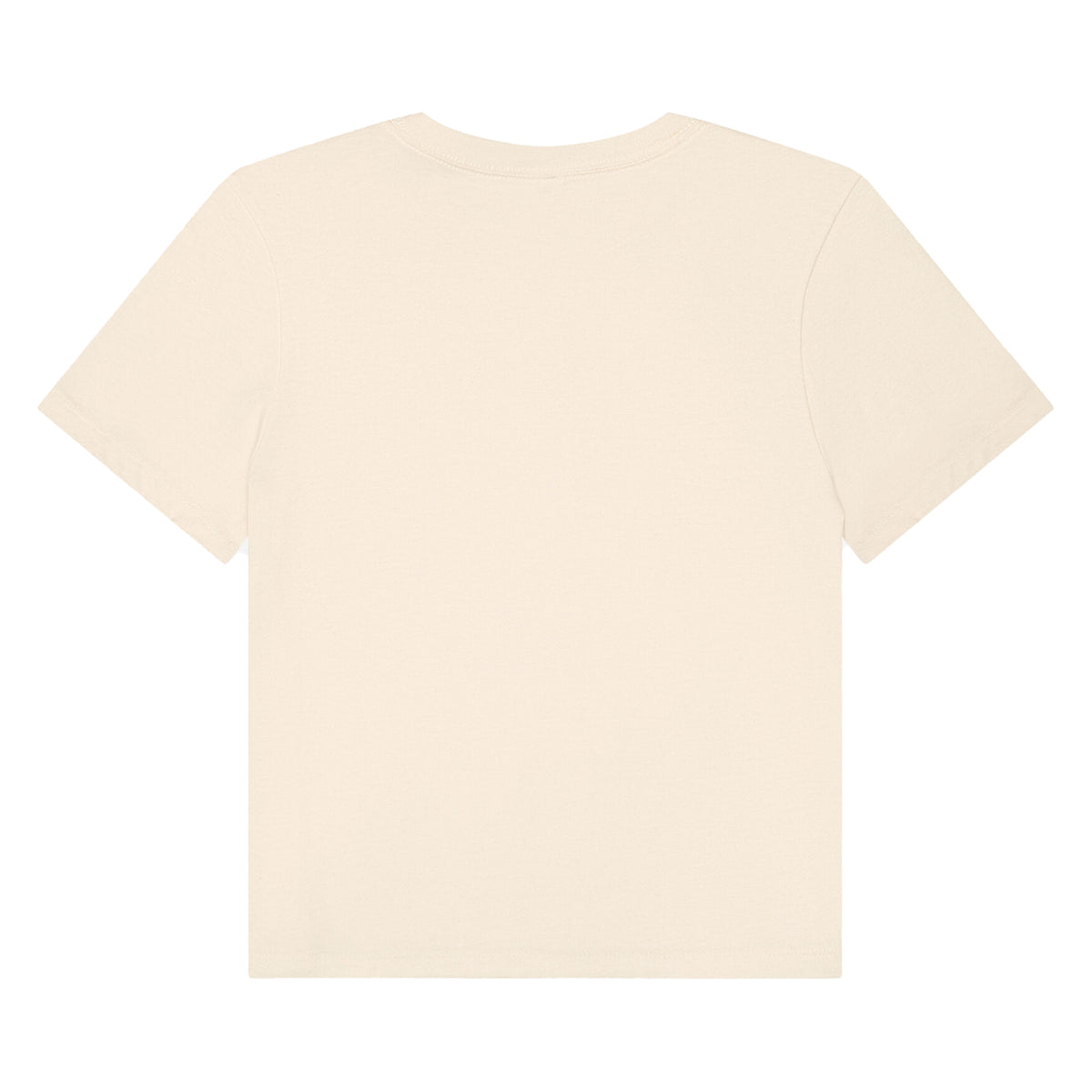 Natural - Back - Bella + Canvas Womens-Ladies Heavy Boxy T-Shirt