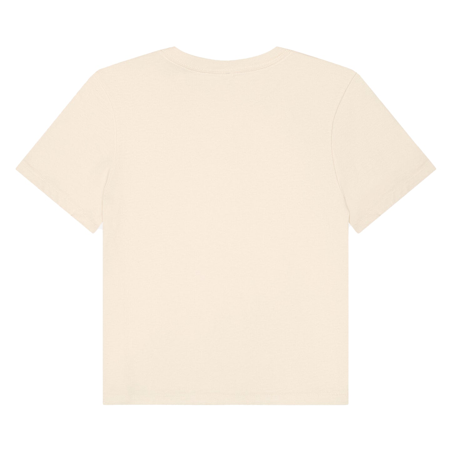 Natural - Back - Bella + Canvas Womens-Ladies Heavy Boxy T-Shirt