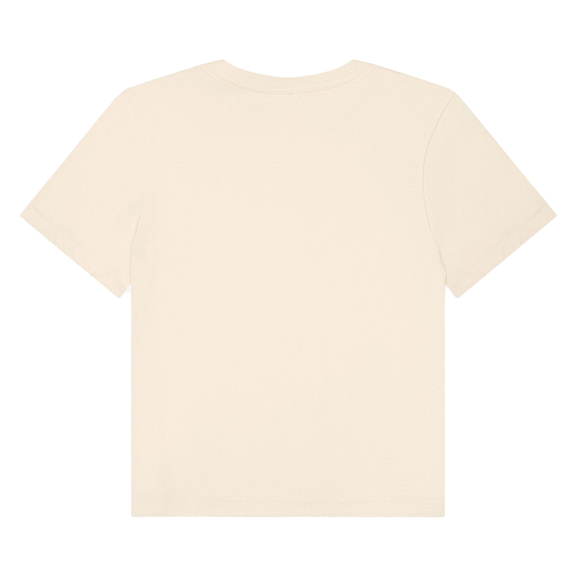 Natural - Back - Bella + Canvas Womens-Ladies Heavy Boxy T-Shirt