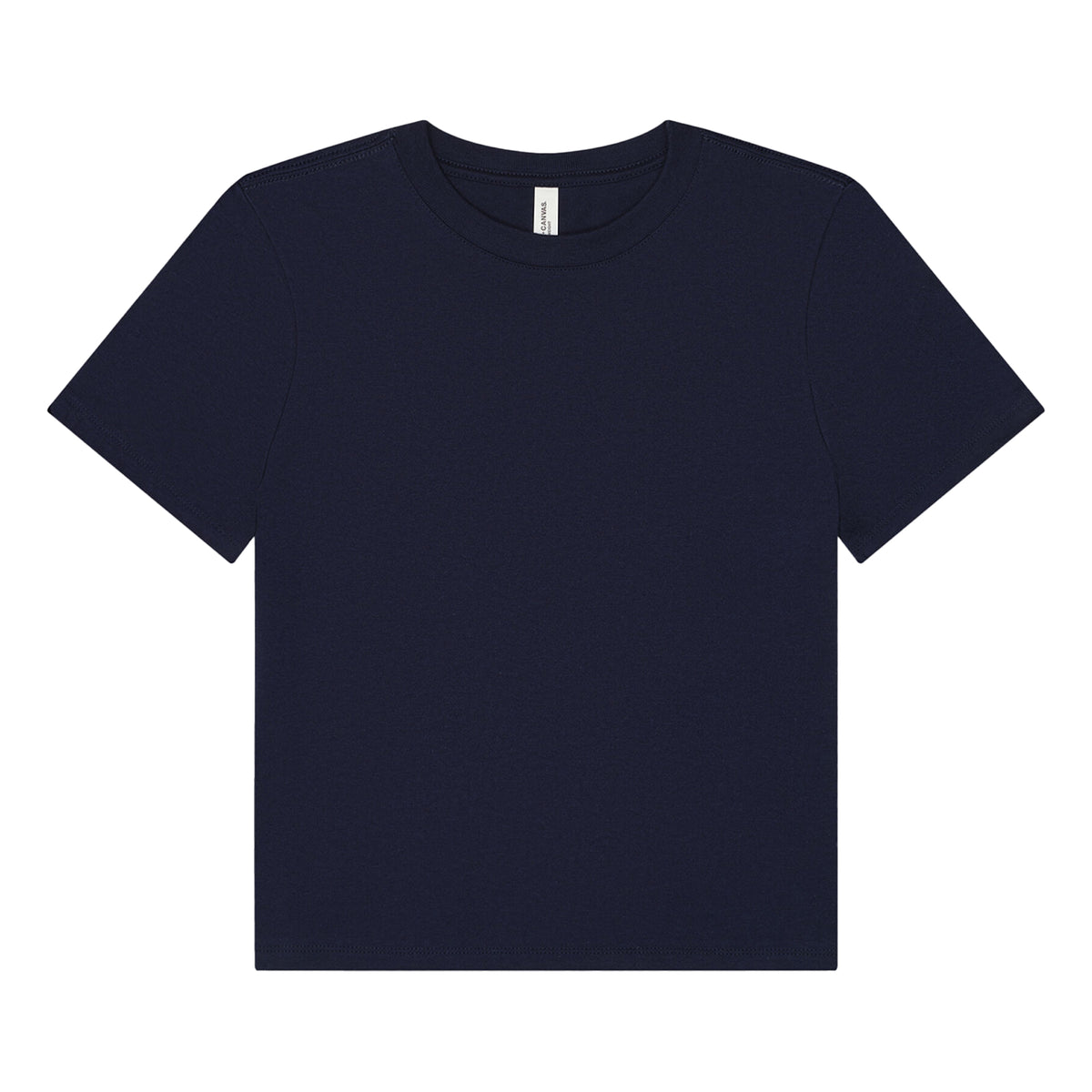 Navy - Front - Bella + Canvas Womens-Ladies Heavy Boxy T-Shirt