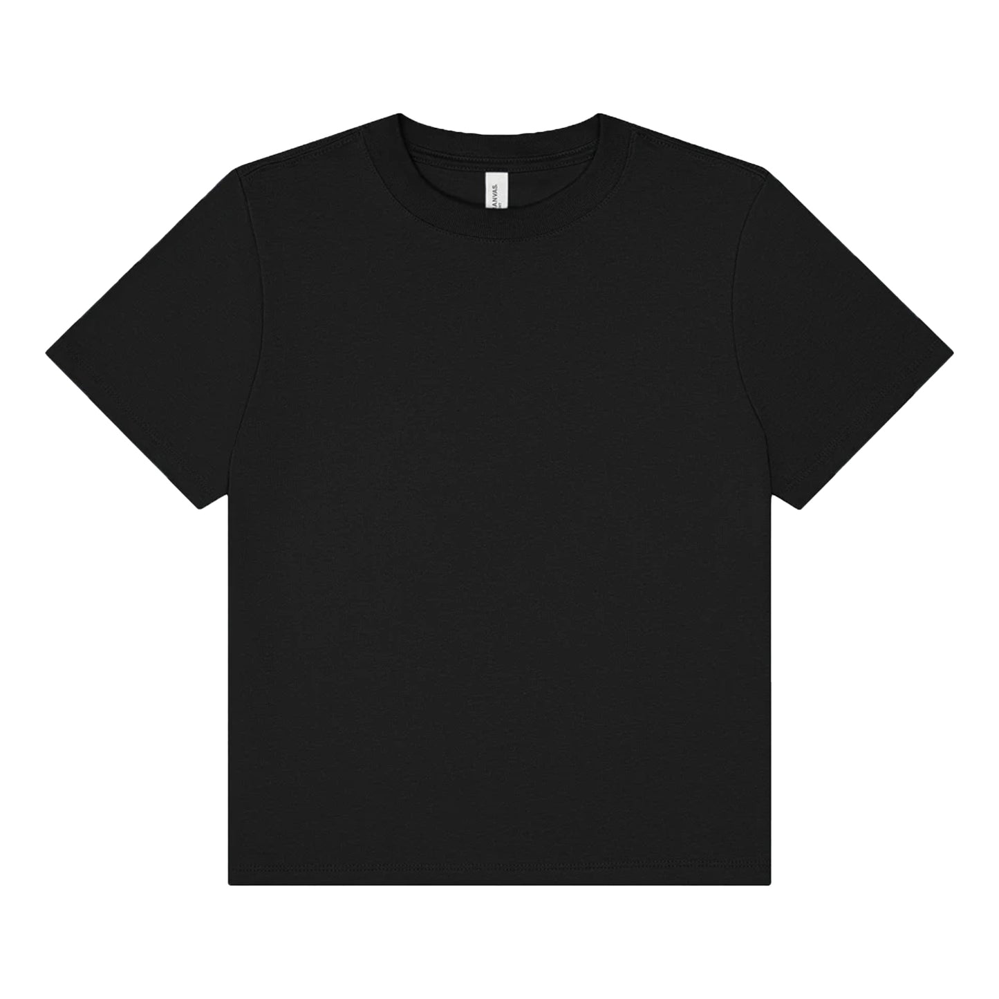 Vintage Black - Front - Bella + Canvas Womens-Ladies Heavy Boxy T-Shirt