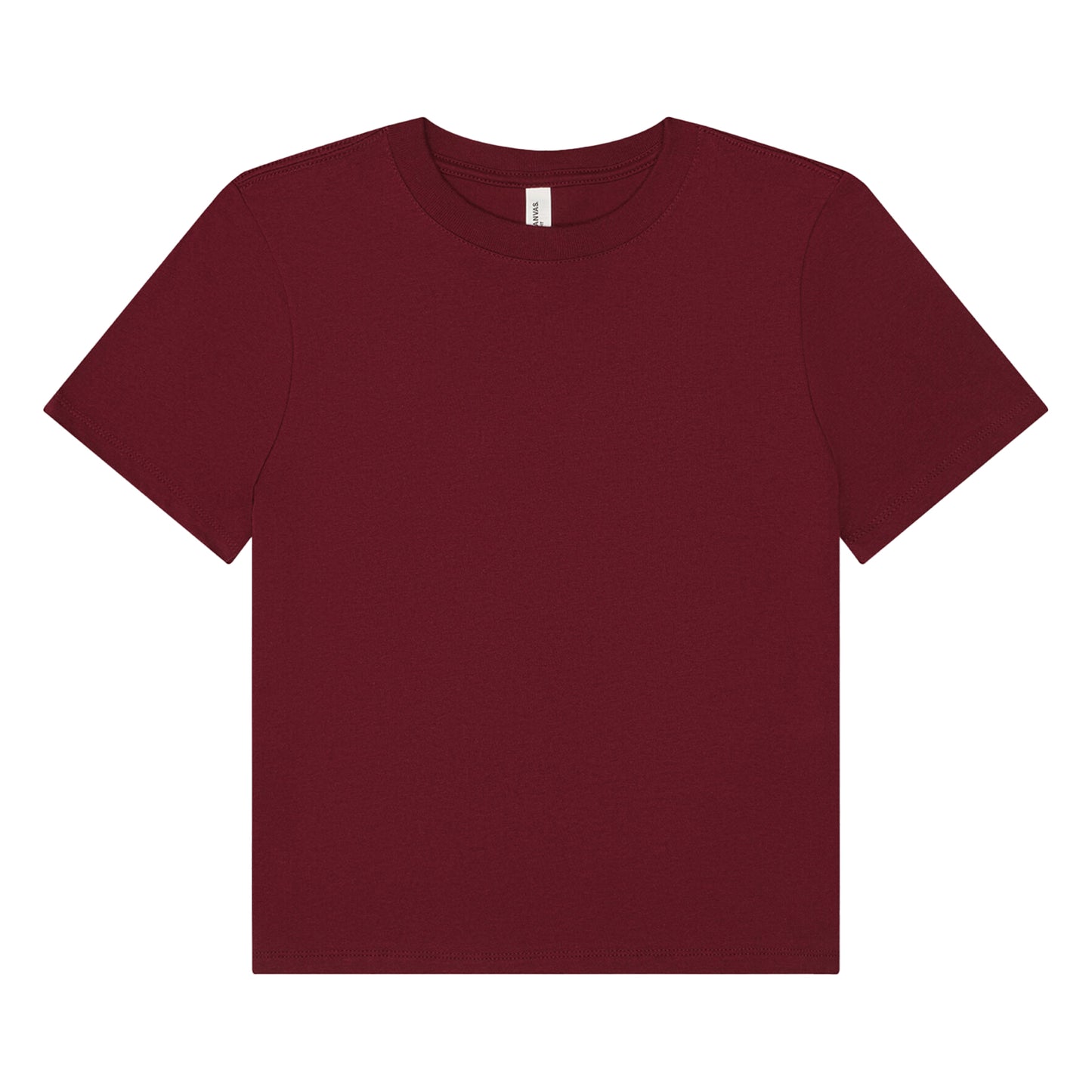 Maroon - Front - Bella + Canvas Womens-Ladies Heavy Boxy T-Shirt