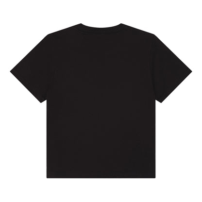 Black - Back - Bella + Canvas Womens-Ladies Heavy Boxy T-Shirt