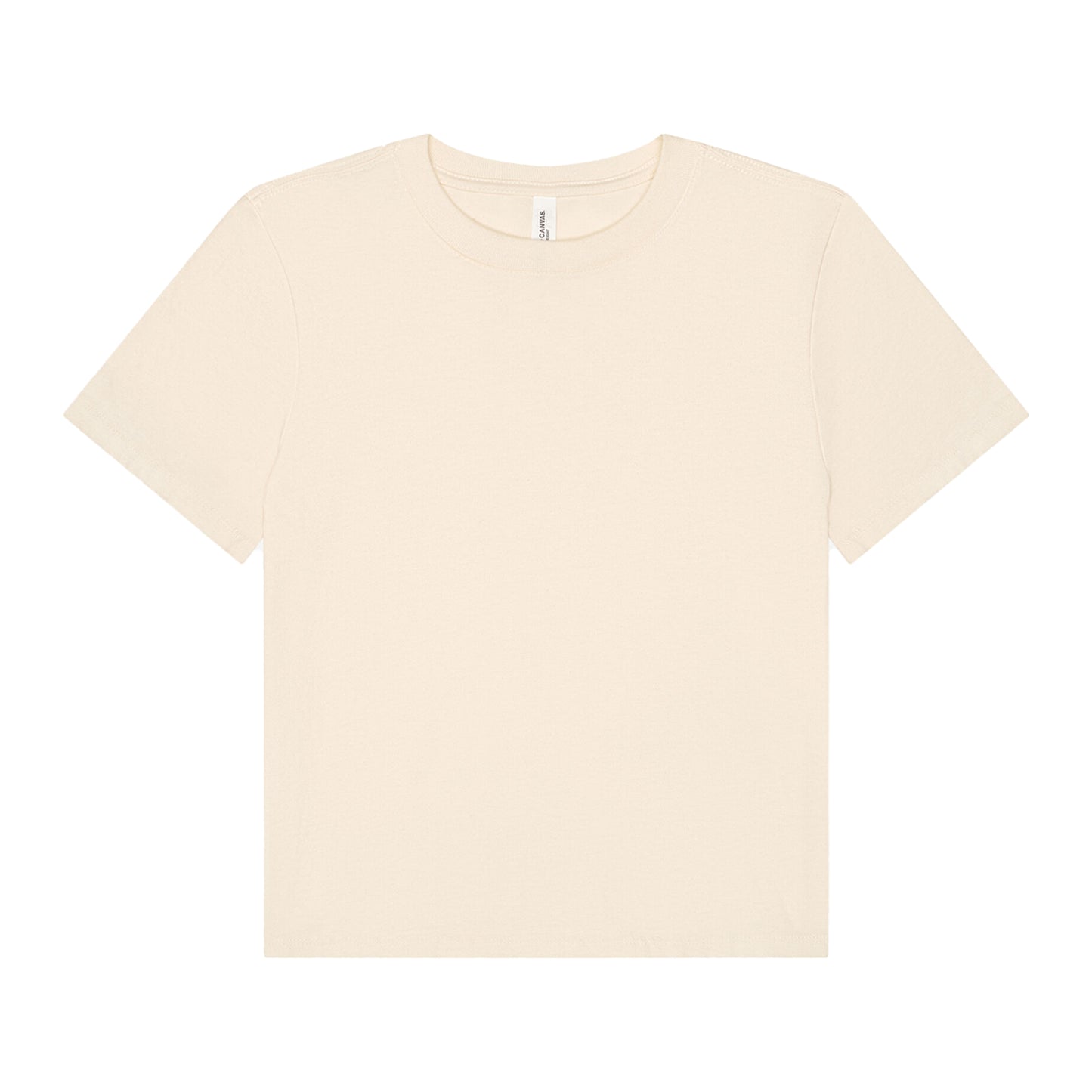Natural - Front - Bella + Canvas Womens-Ladies Heavy Boxy T-Shirt
